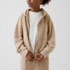 Sudadera con capucha y cremallera holgada Vintagesoft para niños