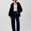 Sudadera con capucha y cremallera oversize de peso grueso para adulto
