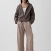 Sudadera con capucha y cremallera oversize de punto Shaker de CashSoft