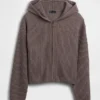Sudadera con capucha y cremallera oversize de punto Shaker de CashSoft