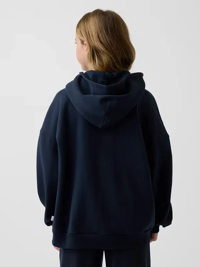 Sudadera con capucha y cremallera oversize Vintagesoft para niños