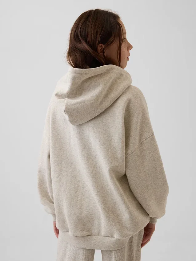 Sudadera con capucha y cremallera oversize Vintagesoft para niños