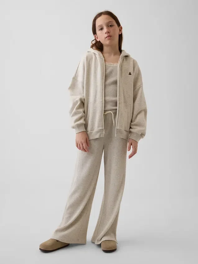 Sudadera con capucha y cremallera oversize Vintagesoft para niños