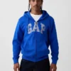 Sudadera con capucha y cremallera para adulto «Vintagesoft Arch Logo»