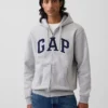 Sudadera con capucha y cremallera para adulto «Vintagesoft Arch Logo»