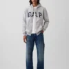 Sudadera con capucha y cremallera para adulto «Vintagesoft Arch Logo»