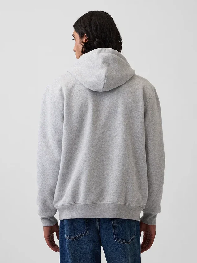Sudadera con capucha y cremallera para adulto «Vintagesoft Arch Logo»