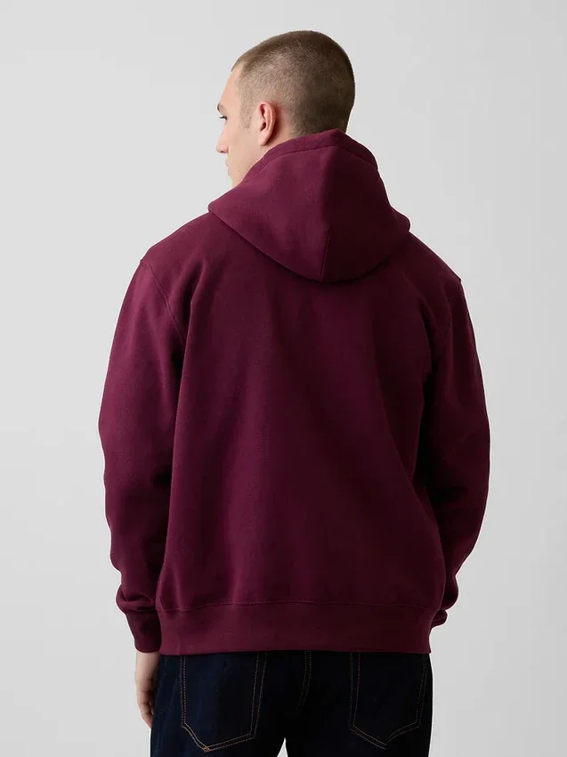 Sudadera con capucha y cremallera para adulto «Vintagesoft Arch Logo»