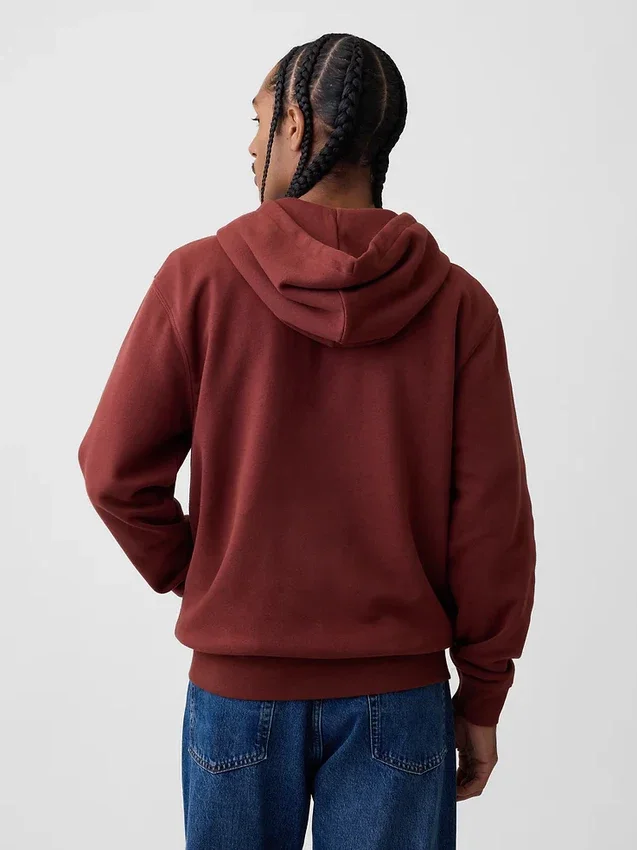 Sudadera con capucha y cremallera para adulto «Vintagesoft Arch Logo»
