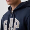 Sudadera con capucha y cremallera para adulto «Vintagesoft Arch Logo»