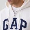 Sudadera con capucha y cremallera para adulto «Vintagesoft Arch Logo»