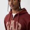 Sudadera con capucha y cremallera para adulto «Vintagesoft Arch Logo»