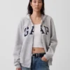 Sudadera con capucha y cremallera para adulto «Vintagesoft Arch Logo»