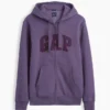 Sudadera con capucha y cremallera para adulto «Vintagesoft Arch Logo»
