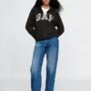 Sudadera con capucha y cremallera para adulto «Vintagesoft Arch Logo»