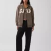 Sudadera con capucha y cremallera para adulto «Vintagesoft Arch Logo»