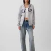 Sudadera con capucha y cremallera para adulto «Vintagesoft Arch Logo»
