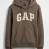 Sudadera con capucha y cremallera para adulto «Vintagesoft Arch Logo»