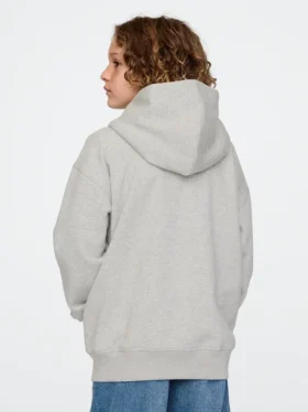 Sudadera con capucha y cremallera para niño con logotipo Vintagesoft