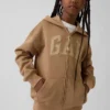 Sudadera con capucha y cremallera para niño con logotipo Vintagesoft