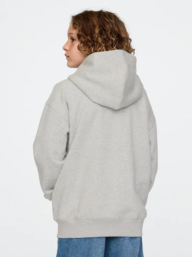Sudadera con capucha y cremallera para niño con logotipo Vintagesoft