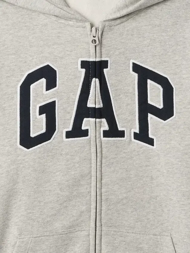 Sudadera con capucha y cremallera para niño con logotipo Vintagesoft