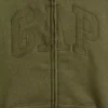 Sudadera con capucha y cremallera para niño con logotipo Vintagesoft