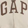 Sudadera con capucha y cremallera para niño con logotipo Vintagesoft