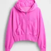 Sudadera con capucha y cremallera «Vintagesoft 1969 Logo»