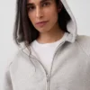 Sudadera con capucha y cremallera Vintagesoft