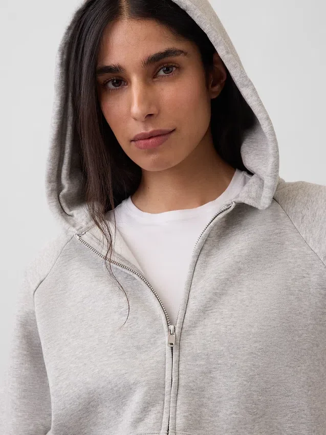 Sudadera con capucha y cremallera Vintagesoft