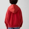 Sudadera con capucha y cremallera «Vintagesoft Relaxed Logo» para niños