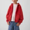 Sudadera con capucha y cremallera «Vintagesoft Relaxed Logo» para niños