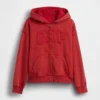 Sudadera con capucha y cremallera «Vintagesoft Relaxed Logo» para niños