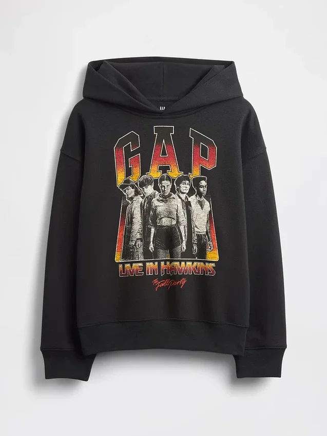Sudadera con capucha y estampado de «Stranger Things» para niños, de la colección Vintagesoft