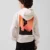 Sudadera con capucha y estampado gráfico «Vintagesoft» para niños