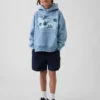 Sudadera con capucha y estampado gráfico «Vintagesoft» para niños