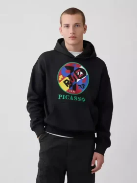 Sudadera con capucha y estampado «Vintagesoft» de Robert Indiana