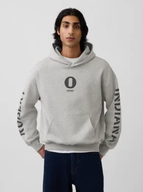 Sudadera con capucha y estampado «Vintagesoft» de Robert Indiana