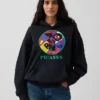 Sudadera con capucha y estampado «Vintagesoft» de Robert Indiana