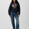 Sudadera con capucha y estampado «Vintagesoft» de Robert Indiana