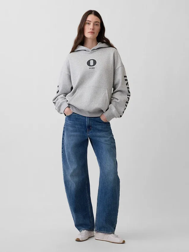Sudadera con capucha y estampado «Vintagesoft» de Robert Indiana
