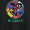 Sudadera con capucha y estampado «Vintagesoft» de Robert Indiana