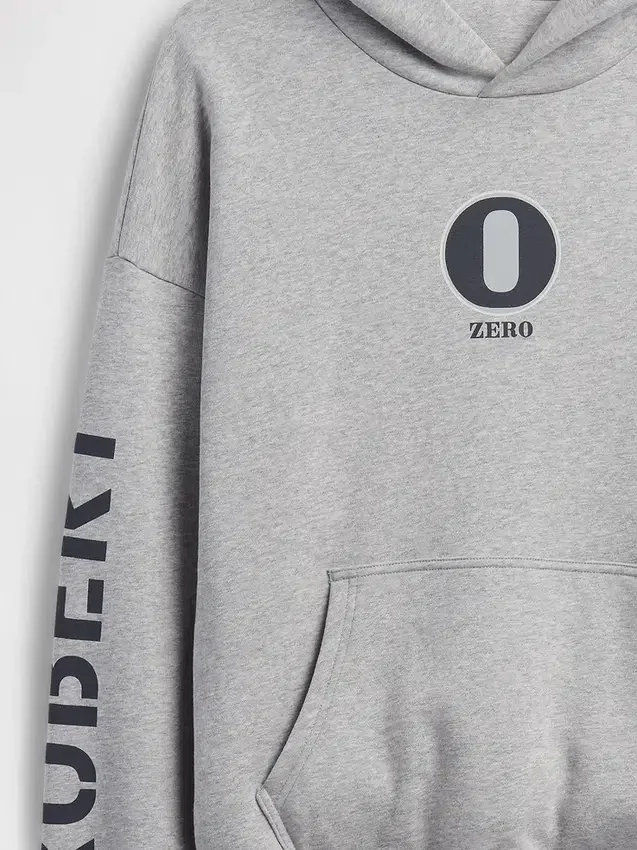Sudadera con capucha y estampado «Vintagesoft» de Robert Indiana