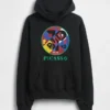 Sudadera con capucha y estampado «Vintagesoft» de Robert Indiana