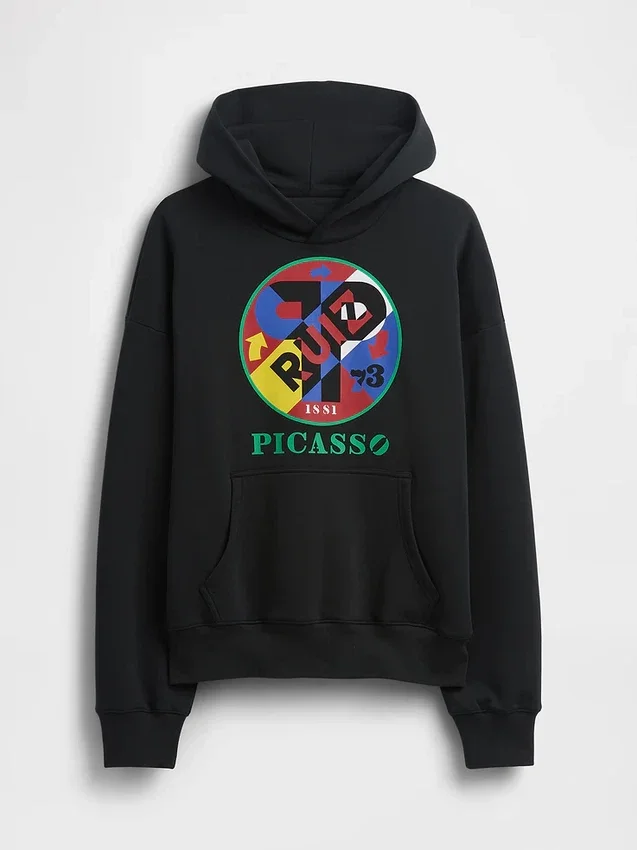 Sudadera con capucha y estampado «Vintagesoft» de Robert Indiana