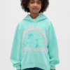 Sudadera con capucha y estampado «Vintagesoft» para niños