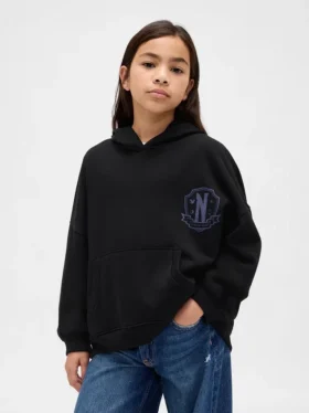 Sudadera con capucha y estampado «Vintagesoft» para niños