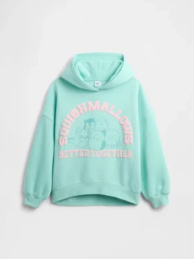 Sudadera con capucha y estampado «Vintagesoft» para niños
