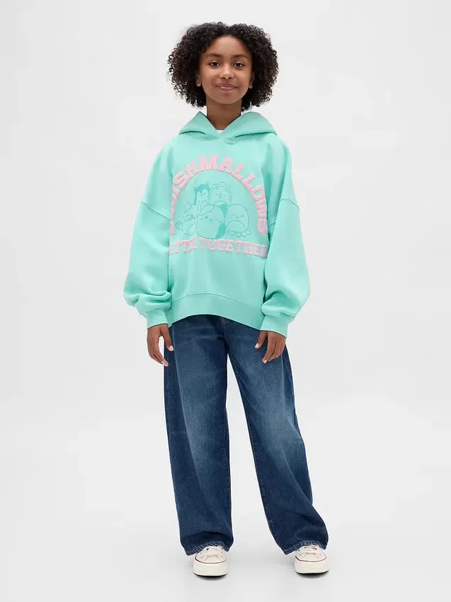 Sudadera con capucha y estampado «Vintagesoft» para niños